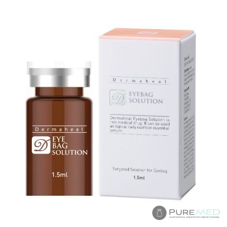 dermaheal eyebag solution 5x1.5ml dissolving fat pads under the eyes, bags under the eyes, fat under the eyes