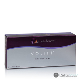 Juvéderm VOLIFT 1ml, hyaluronic acid, filler with lidocaine, with anesthesia, face contouring, filling cheeks, lips