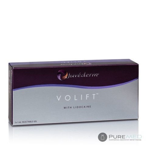 Juvéderm VOLIFT 1ml, hyaluronic acid, filler with lidocaine, with anesthesia, face contouring, filling cheeks, lips