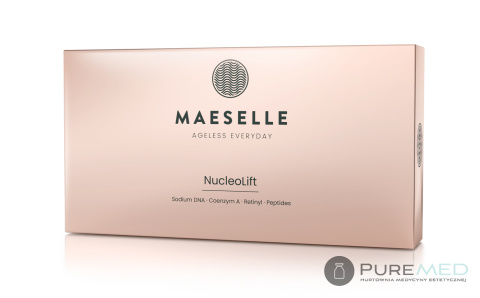Maeselle Nucleolift rejuvenating tissue biostimulator with strong lifting and firming properties.