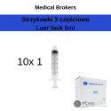 Luer lock syringes 3ml 10 pcs