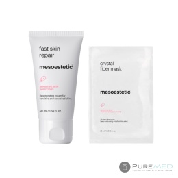 Mesoestetic Sensitive Skin | Fast Skin Repair + 1x Fiber Mask