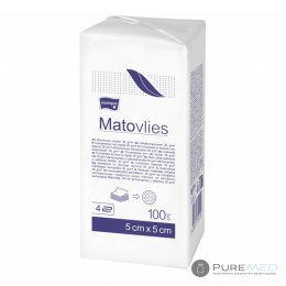 Non-steel non-woven compressions in paper bag Matovlies 100 pcs 7.5x7.5cm