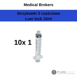 Luer lock syringes 10ml 10 pcs