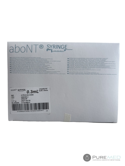 aboNT Syringe Nipro 0,3 ml 30x (0,25 × 8 mm)